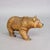 Large Vintage Wooden Strolling Bear Handcarved ca. 1930s, Brienz A large statue of a walking bear. Made of lindenwood,...