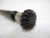 Horn & Sterling Silver Repousse Flower Corkscrew Gadget Walking Stick Cane For Sale - Image 12 of 13