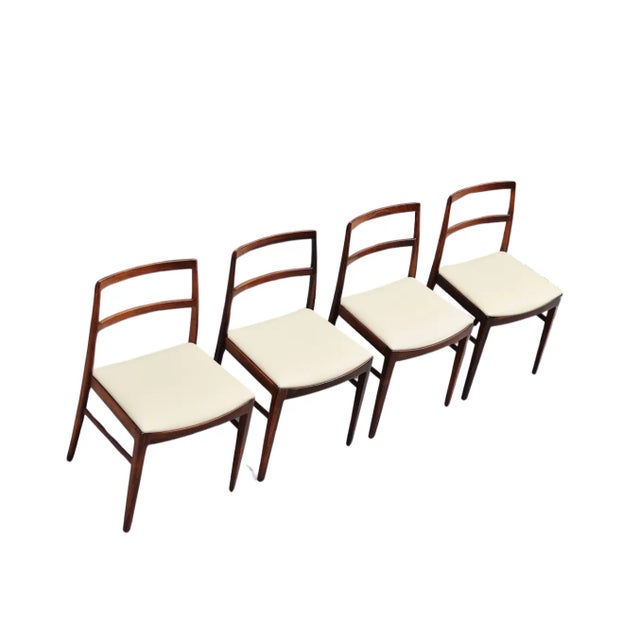 Mid-Century Modern Model 430 Teak Dining Chairs by Arne Vodder for Sibast Mobler, 1960s, Set of 4 For Sale - Image 3 of 6