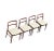 Mid-Century Modern Model 430 Teak Dining Chairs by Arne Vodder for Sibast Mobler, 1960s, Set of 4 For Sale - Image 3 of 6