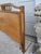 Vintage MCM Hollywood Regency King Headboard Wood Walnut Geometric Circles 60's For Sale - Image 9 of 15