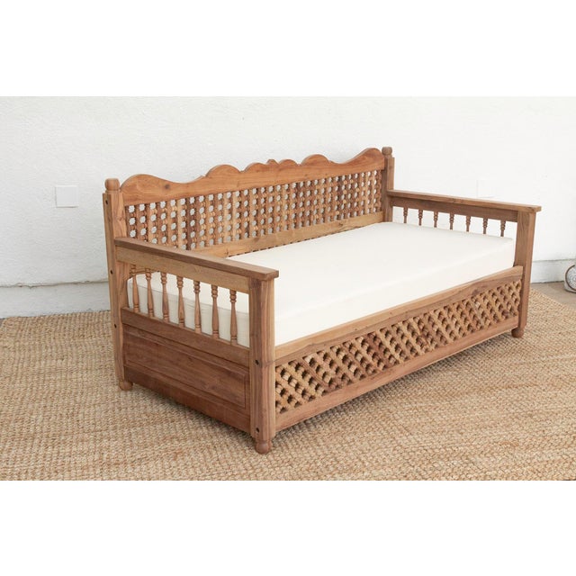 Reclaimed Moroccan Club Daybed Sofa For Sale - Image 11 of 12