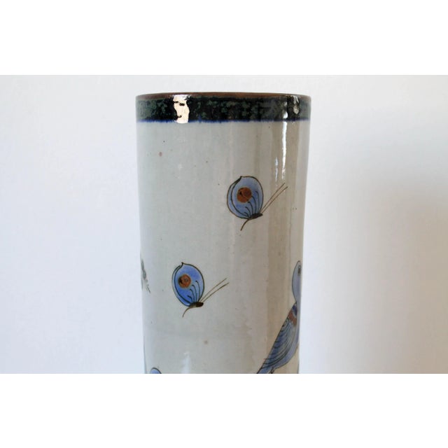 Vintage Mexican Pottery Vase For Sale In Milwaukee - Image 6 of 8