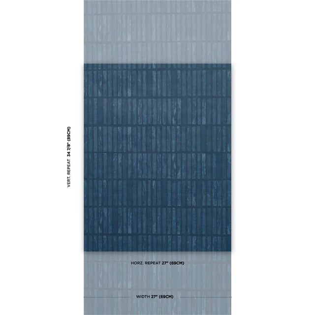 Named after the Japanese concept that embraces ephemeral and imperfect beauty, Wabi-Sabi in dark blue offers an unusual...