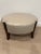 Beige Dorchester Round Ottoman From Eric Cohler Collection by Lee Jofa For Sale - Image 8 of 8