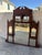 Antique Victorian or Eastlake-Style Carved Wood Overmantel Mirror Featuring Multiple Bevelled Glass Panels and Display Shelves For Sale In Los Angeles - Image 6 of 9