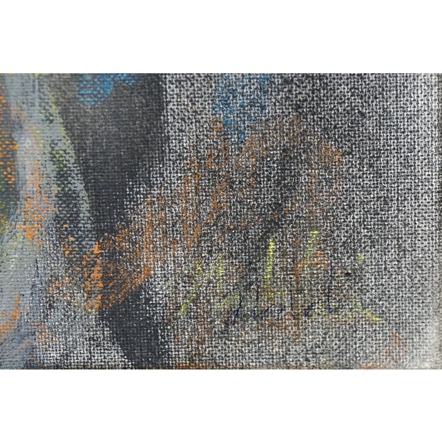 Abstract expressionist nude figure by Louis Nadalini (American, 1927-1995). Signed "Louis Nadalini" in the lower right...