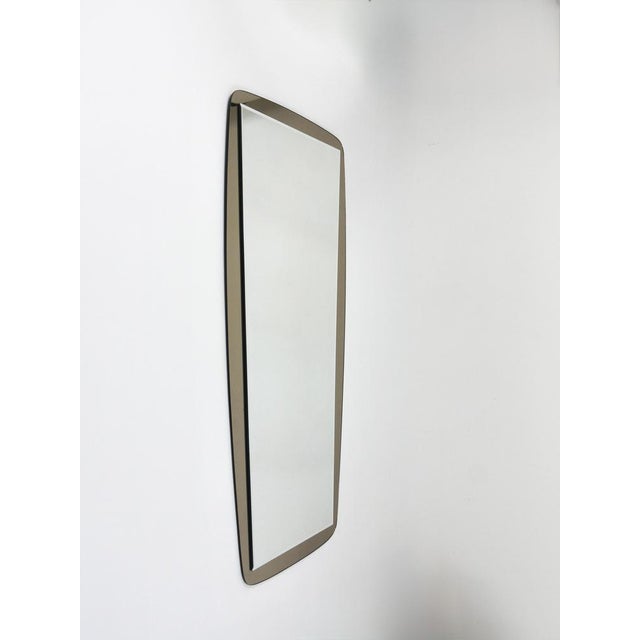 Large Mid-Century Modern Wall Mirror from Cristal Arte, 1970s For Sale - Image 12 of 18