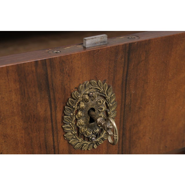 Wood Baker French Empire Walnut File Drawer Chest For Sale - Image 7 of 16