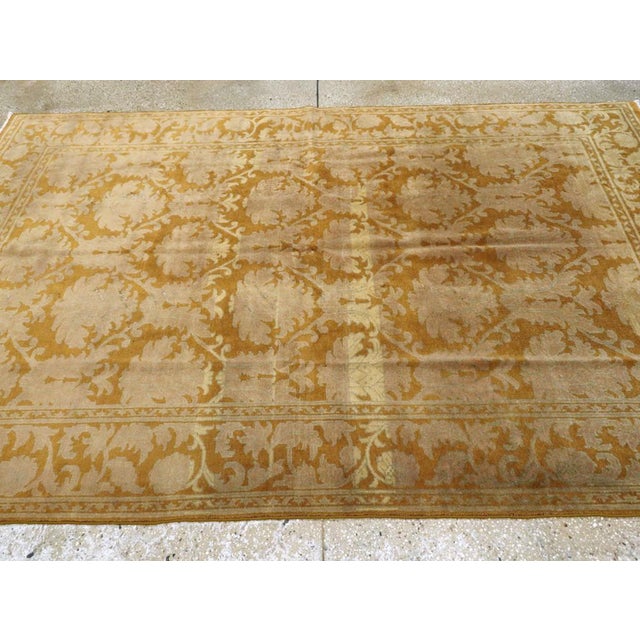 Galerie Shabab Collection Mid-20th Century Indian Lahore Accent Rug For Sale In New York - Image 6 of 8