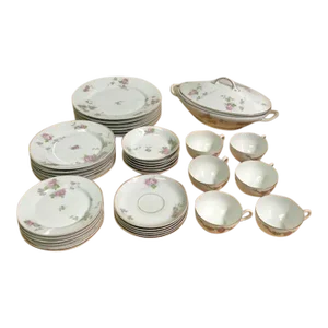 Circa 1930's Heinrich & Co. Selk Bavaria China Set - 37 Pieces