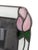 Vintage Stained Glass Rose Picture Frame For Sale In Charlotte - Image 6 of 8