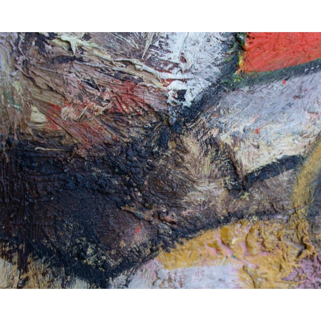 Abstract Oil on Canvas Painting by James L. Bruch For Sale - Image 4 of 10