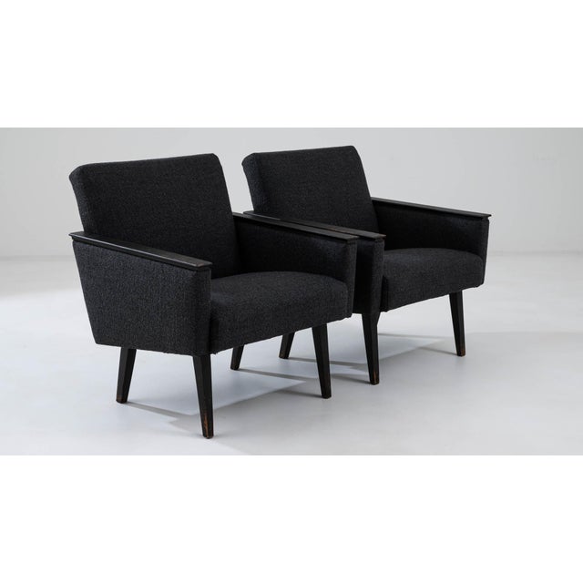 1960s Czechia Upholstered Armchairs - A Pair For Sale - Image 11 of 18