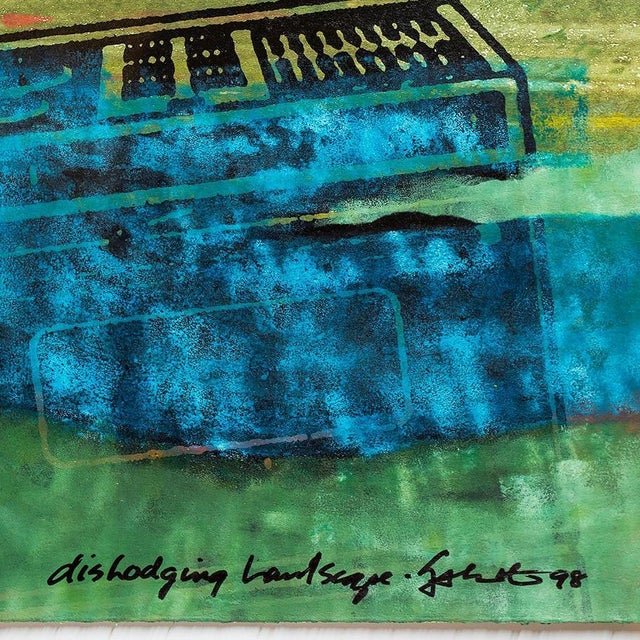 Iain BaxterIain Baxter& "Dislodging Landscape" Conceptual Monoprint Painting For Sale - Image 4 of 4