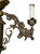 Amber Vintage Italian Style Etched Amber Glass Brass 9 Light Chandelier For Sale - Image 8 of 14