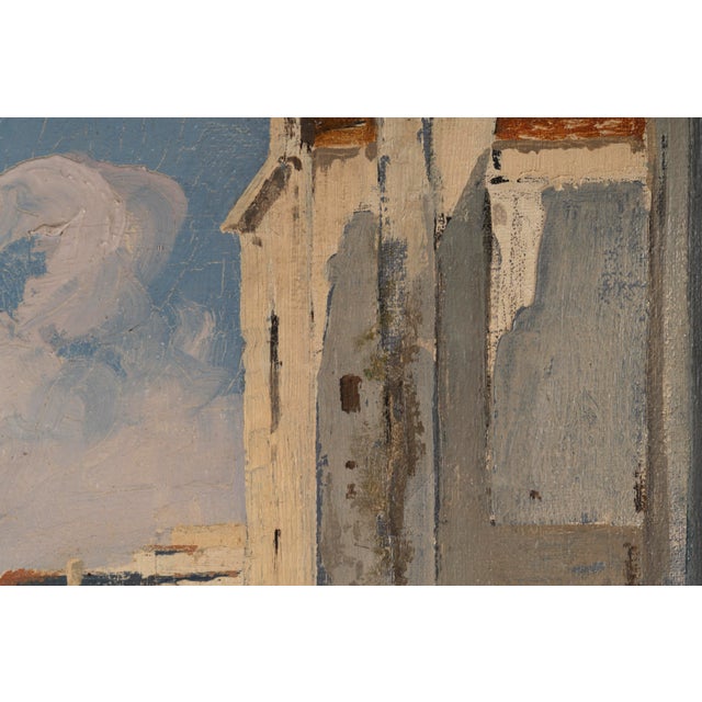 Ezelino Briante, Alley in Capri, 1920s, Oil on Canvas For Sale - Image 7 of 18