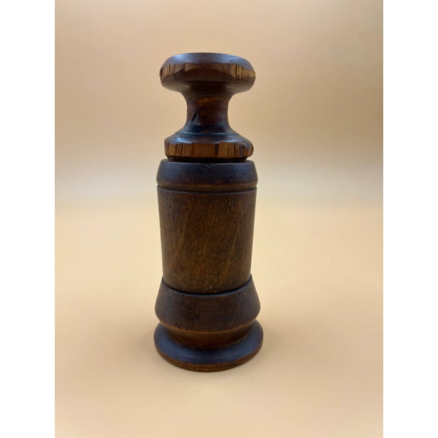 Wood Antique Swedish Wooden Mortar & Pestle For Sale - Image 7 of 8