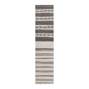 1960s Turkish Organic Hemp Kilim Runner 2'11'' X 9'1''