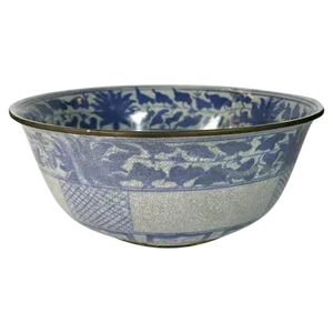 Blue and White Porcelain Wash Basin