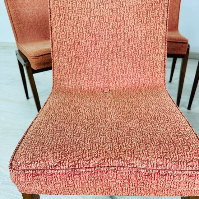 Brown Vintage Dining Chairs - Set of 6 For Sale - Image 8 of 9