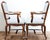 1980s Newly Upholstered Vintage Louis XV French Arm Chairs - A Pair For Sale - Image 5 of 13