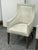Custom Design Slope Arm Chairs, Pair For Sale - Image 4 of 12