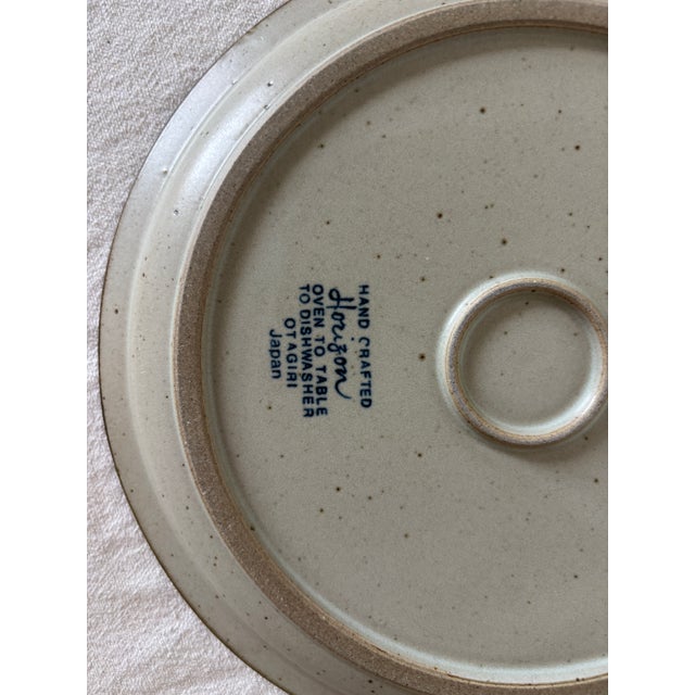 Otagiri Company 1970s Otagiri Horizon Stoneware Dinner Plates- Set of 6 For Sale - Image 4 of 6