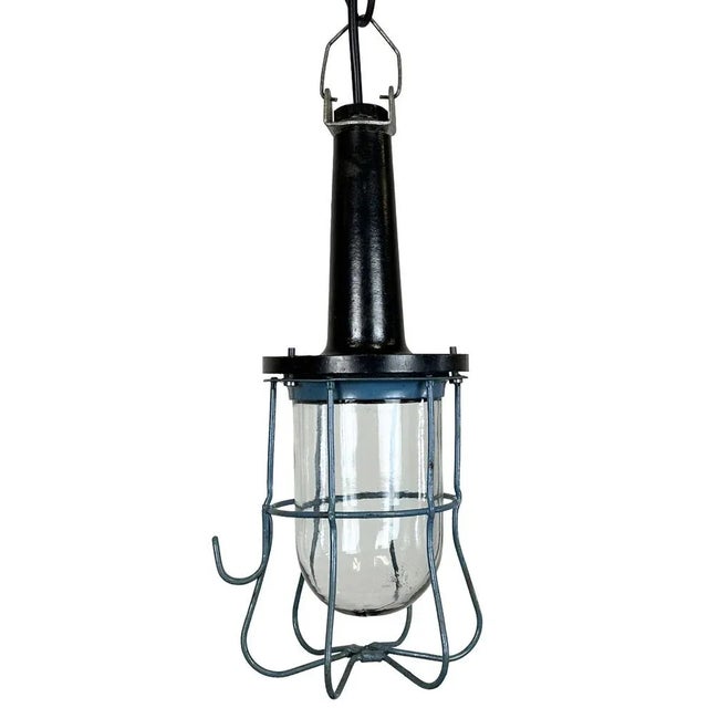 Vintage Industrial Bakelite Hanging Work Light, 1960s For Sale - Image 12 of 12