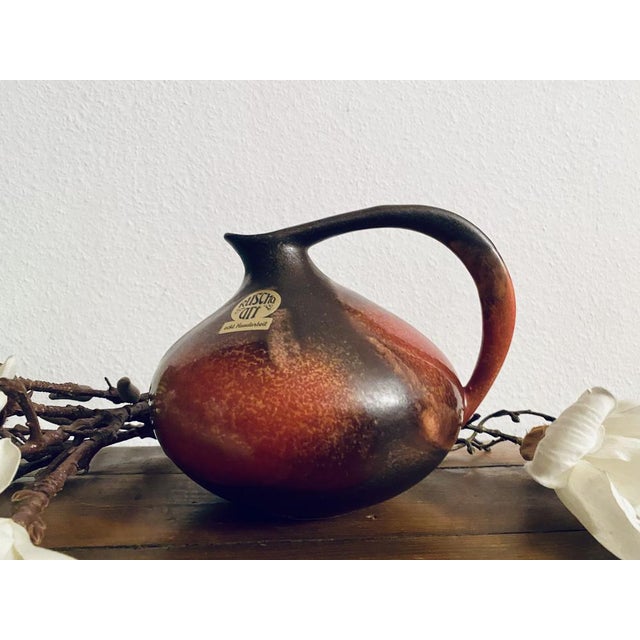 Mid-Century Modern German Ceramic Vase by Kurt Tschörner for Ruscha, 1960s For Sale - Image 3 of 14
