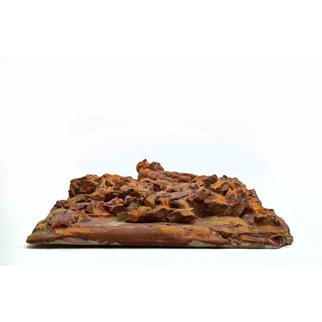 Modern Sirio Pellegrini, Relief, 1960s, Terracotta For Sale - Image 3 of 5