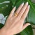 Contemporary Vintage Gold and Citrine Ring, Size 5.75 For Sale - Image 3 of 5