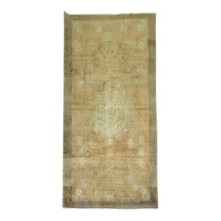 Vintage Turkish Caramel Rug For Sale