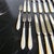 Antique Landers Frary & Clark Mother-of-Pearl Flatware Set, 31 Pieces For Sale - Image 4 of 13