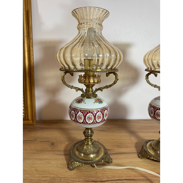 Table Lamp in Porcelain For Sale - Image 3 of 5