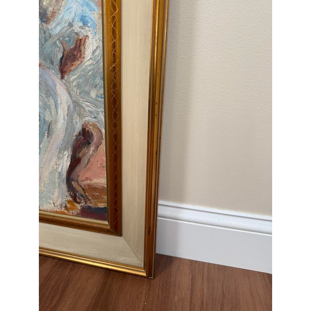 1946 P. W. Lamb South African Impressionist Durban Market Oil Painting For Sale - Image 15 of 18