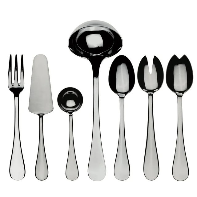 Contemporary Mepra Brescia 7-Piece Full Serving Set For Sale - Image 3 of 3