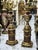 Metal Pair of Magnificent Louis XVI-Style Porcelain Candelabras – Hand-Painted With Gilded Bronze Accents For Sale - Image 7 of 7