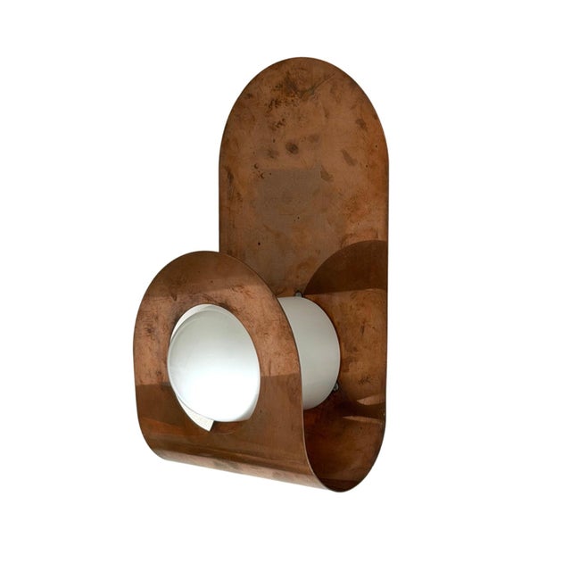 Metal Wall Lamp in Copper from Lyfa, 1960s For Sale - Image 7 of 7
