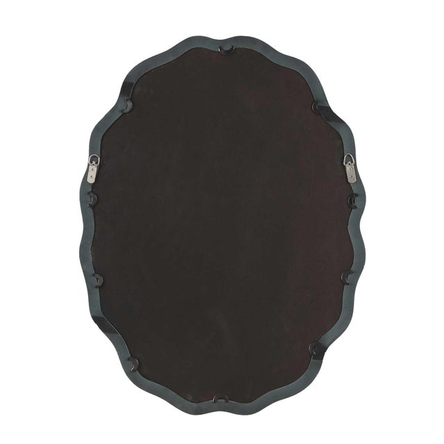 Isly Robin's Egg Blue Oval Mirror For Sale In Chicago - Image 6 of 6