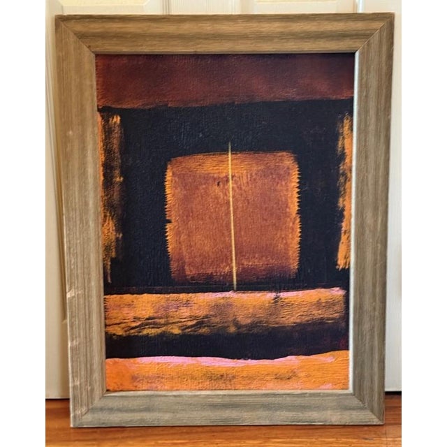 This mid-century abstract painting is the work of renowned Philadelphia artist and printmaker Jerry (Gerald) DiFalco, from...