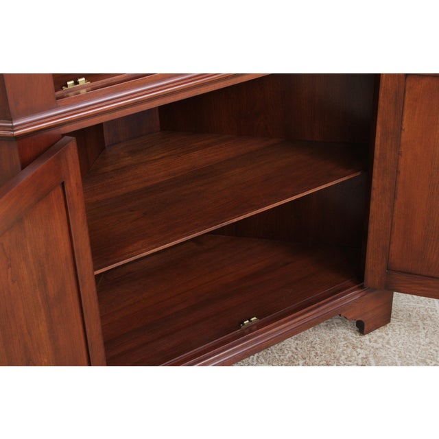 Henkel Harris Large Cherry Corner China Cabinet For Sale In Philadelphia - Image 6 of 14