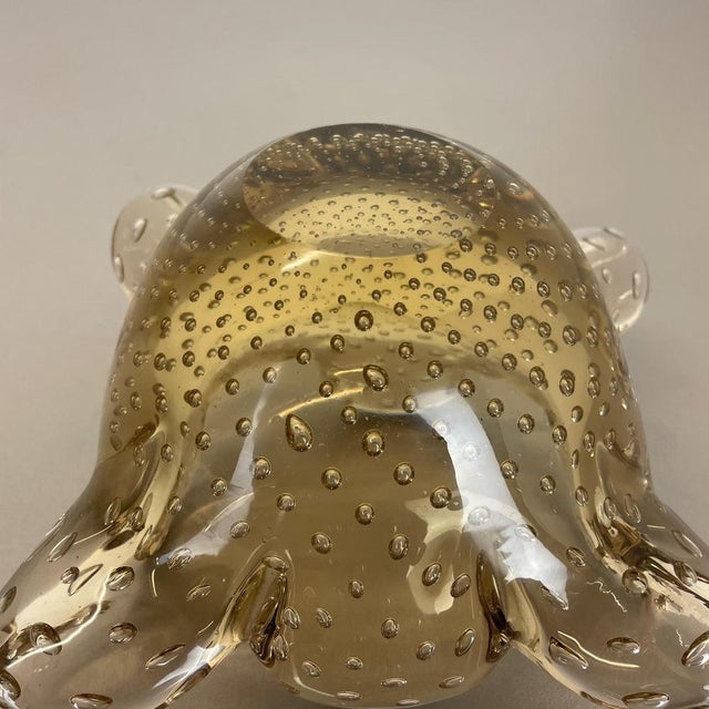 Glass Bowl Element Shell Ashtray from Barovier and Toso, Italy, 1970s For Sale - Image 15 of 17