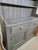 Antique Rustic One Piece Pine Dresser From Southern England in a Wonderful Grey/Blue Color - Circa 1890 For Sale - Image 4 of 17