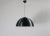 Metal Step Ceiling Lamp in Black Lacquered Metal by Martinelli Luce, 1970s For Sale - Image 7 of 7