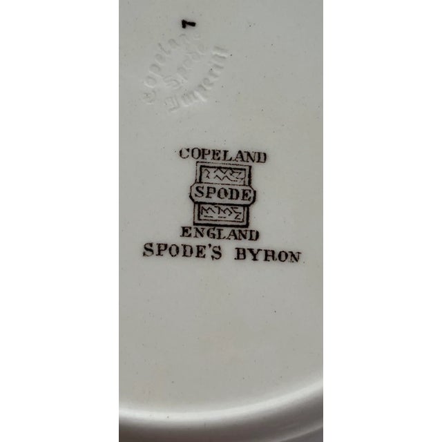 Late 20th Century Vintage Copeland Spode’s Byron Soup Bowls- Set of 10 For Sale - Image 5 of 6