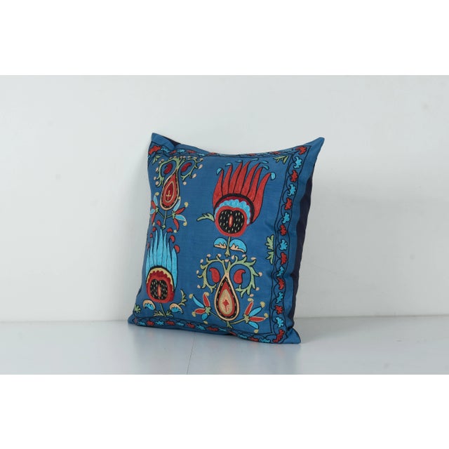 "Turkish Suzani Pillow Cover Suzani is an exquisite fabric, every piece is unique but can also contain small...