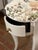 Wood French Country Botanical Floral Accent Table With Scalloped Apron, Refinished For Sale - Image 7 of 10