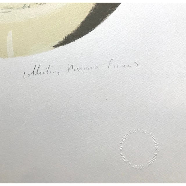 Artist: Pablo Picasso (after) Title: Tete Medium: Lithograph on Arches paper Sheet size: 29.5 x 21.75 inches Image size:...