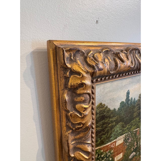 20th Century Oil on Canvas "The Wall Borders" For Sale In Nashville - Image 6 of 8